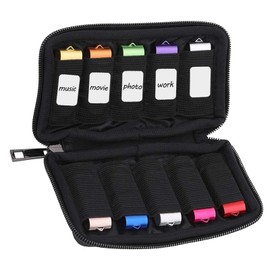 USB Storage Case, 10-Slot Thumb Drive Holder Bag, Electronic Accessories Storage Bag, for USB Flash Drives, Thumb Drive, Memory Sticks in Home/Office/Travel