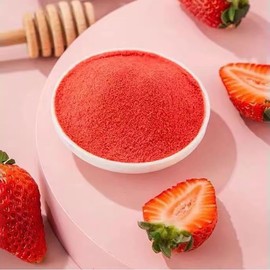 KachiKachi - Freeze Dried Strawberries Powder - Single Ingredient | Natural Fruit Powder | No Sugar Added | Family Pack, Strawberry Seasoning for Baking, Drinks, Smoothies (3.52oz | 100g)