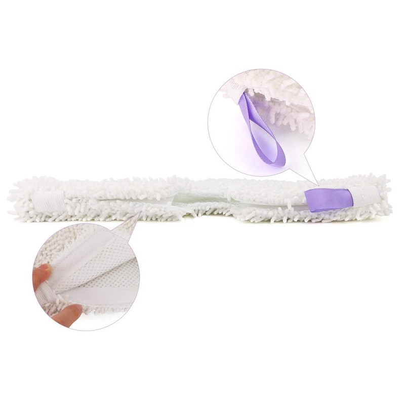 Tidy Monster 4 Pack Microfiber Steam Mop Replacement Pads for