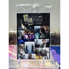 Final Fantasy VII Anniversary Art Museum Trading Card Promo With Digital Code ML