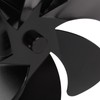 6 Blade Stove Eco Fan Black High Temperature Resistant Self