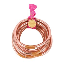 BuDhaGirl Rose Gold All Weather Bangles® (AWB) - Serenity Prayer
