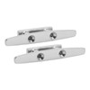 2PCs Open Base Boat Cleat 4in Universal Fit for Watercraft