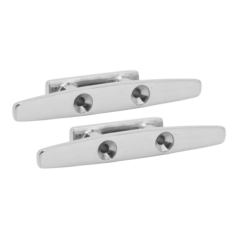 2PCs Open Base Boat Cleat 4in Universal Fit for Watercraft