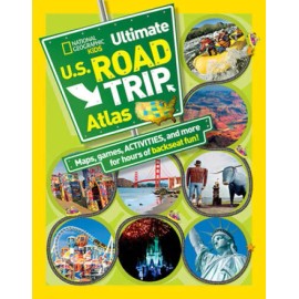 National Geographic Kids Ultimate U.S. Road Trip Atlas: Maps, Games, Acti - GOOD