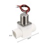 sourcing map Impuls Solenoid Valve with Filter G1 / 2