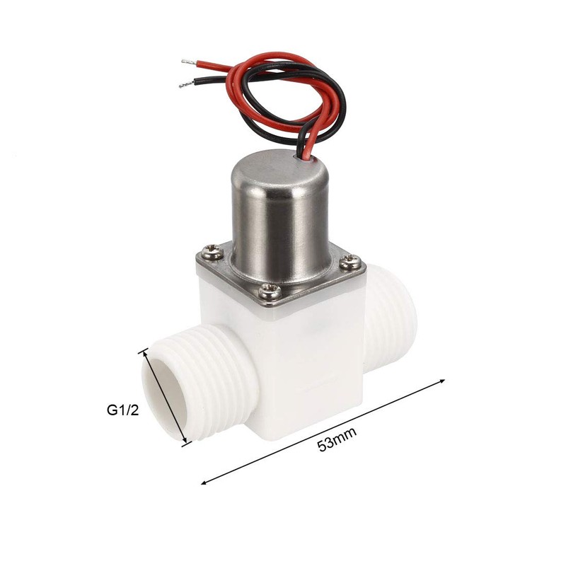 sourcing map Impuls Solenoid Valve with Filter G1 / 2