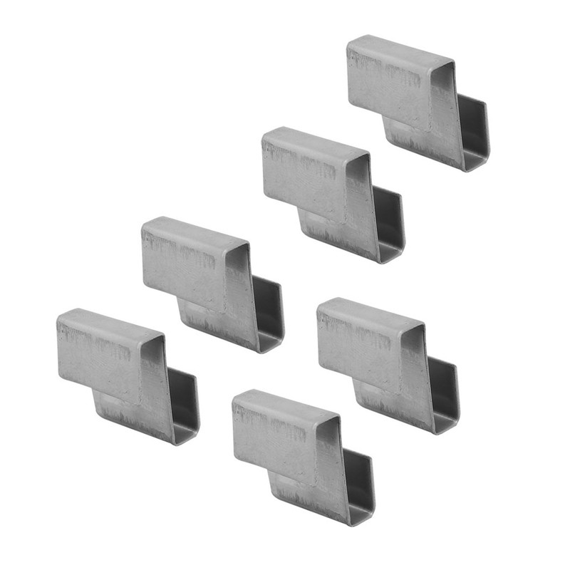 50pcs Stainless Steel Greenhouse Overlap S Clips Durable Glass Frame