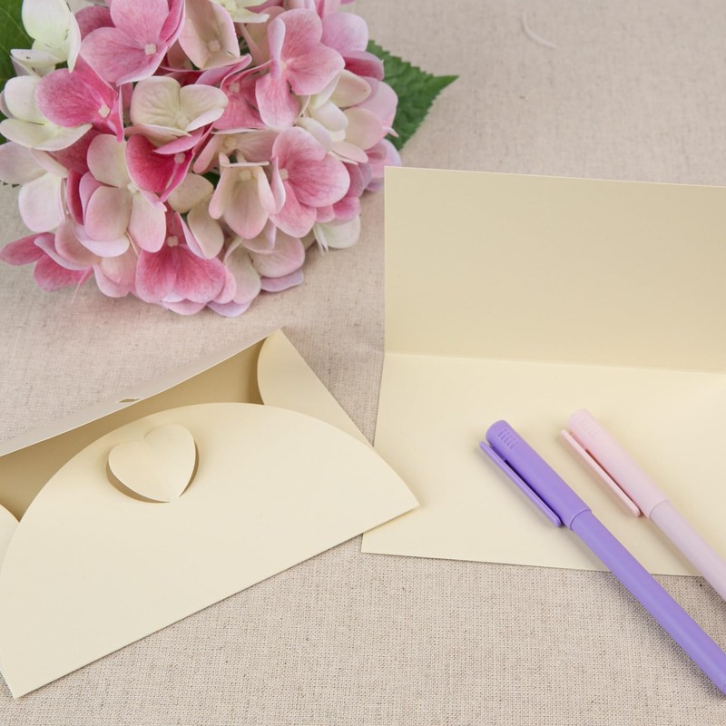 PresentFill® Folding Cards Blank in Diamond White - 50 Folding