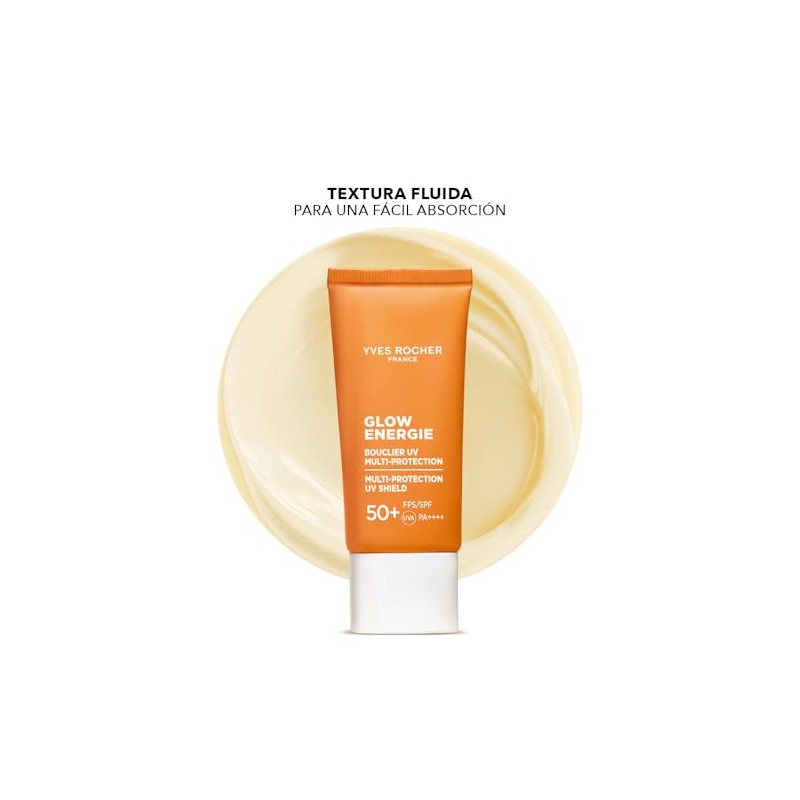 Yves Rocher, Glow Energie Crema Facial Multi-Protección FPS 50 +