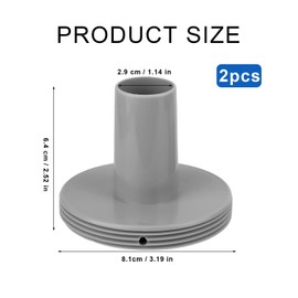 Gosknor 2stk 11070 Siebanschluss-Ersatz, Pool-Wasserstrahlanschluss für Intex-Schwimmbecken-Auslassöffnungen 1-1/4"-Anschlüsse Passend für 26183MW 26165EH 26167E 26175EH 26191EH