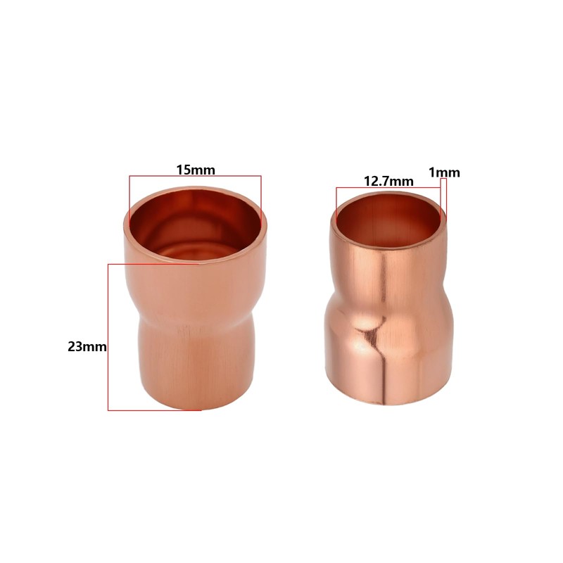 Create idea Copper Reducer Solder Connection 15 mm to 12.7