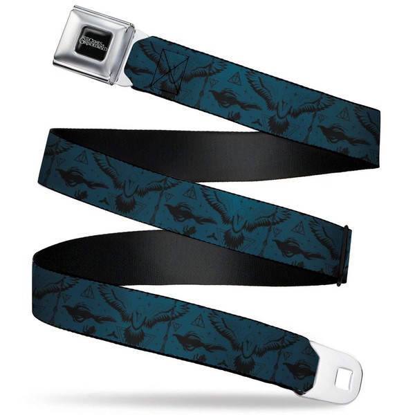 Buckle-Down Kids' Standard Seatbelt Belt Fantastic Beasts, 1.0" Wide-Fits Pant