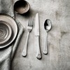 Robert Welch Ammonite Bright Cutlery Coffee/Espresso Spoon, Set of 8.