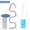 Wihteuy Peanut Butter Stirrer, Stainless Steel Peanut Butter Mixer Tool,