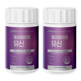 Mucin Mela White Mucin with Retinol, 2 units, 45 tablets / 뮤신 레티놀 함유 멜라화이트 뮤신, 2개, 45정