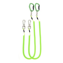 HERCULES Spiral Cord, Curling Cord, Wireed, Maximum Elongation 165.4 inches (420 cm), Load Capacity 59.7 lbs (27 kg), Fishing Rod, Spiral Wire Cord, Rust Resistant, Telescopic Cord, Includes