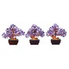 JSDDE Amethyst Crystal Tree Reiki Healing Gemstone Money Tree Feng