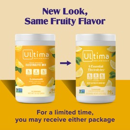 Ultima Replenisher Daily Electrolyte Powder Drink Mix – Sugar Free – Lemonade, 90 Servings – Hydration Powder with 6 Key Electrolytes and Trace Minerals – Keto Friendly, Vegan, Non-GMO