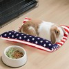 PETKNOWS 15.7X14 Inch Rabbit Bed, Padded Concave Bed for Small