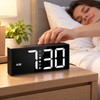 Vibrating Alarm Clock for Heavy Sleepers – Large LED Display