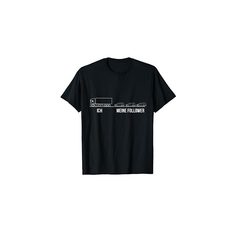 Lorry - Driver I My Follower T-Shirt, black