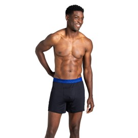 Fruit of the Loom Men's 360 Stretch Boxer Briefs (Quick Dry & Moisture Wicking), Cooling Channels-3 Pack-Colors May Vary