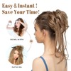 CJL HAIR Messy Bun Hair Piece Curly Hair Bun Extensions