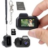 Gsnagole Keychain Camera, World's Smallest 1080P HD Mini Camera, Retro