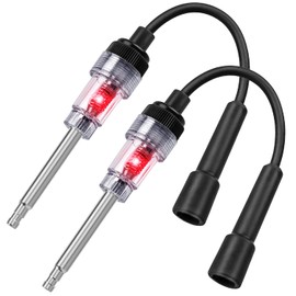 2PCS Inline Spark Plug Testers, Small Armature Diagnostic Detector Tool, Ignition Coil Tester for Engines for Automotive, Cars, Lawnmowers, Small & Big Internal/External Engines