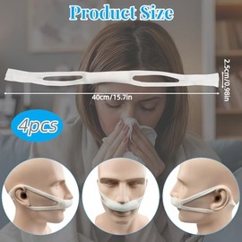 Yiqicomle Elastic Nose Bandage, 4 Pcs Nasal Bandage Dressing Holder High Absorption External Nose Surgery Bandages Postoperative Supplies