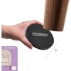 Super Sliders 3-1/2 Inch Round Felt Furniture Sliders for Hardwood