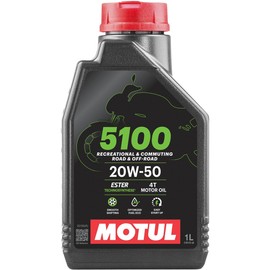 Motul 109944 5100 4T Technosynthese Oil - 20W50-1 L.