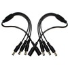 Security-01 2-Pack 1 to 3 Way DC Power Splitter Cable,