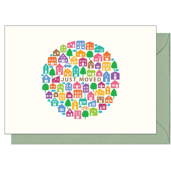 20 Eco-Friendly Change of Address/Moving Cards with Envelopes