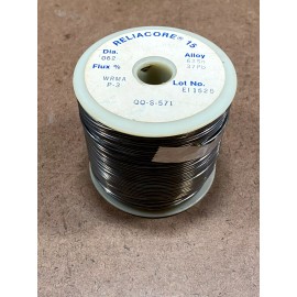 ALPHA Reliacore 15 Solder ~ 63Sn / 37Pb / Dia. .062 ~ 5 lbs Roll ~ Rosin Solder