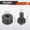 sourcing map Hydraulic Hole Punch Die Φ14mm Round Hole 40Cr