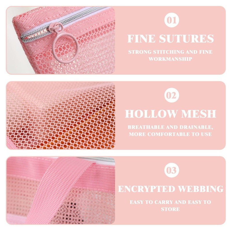 2 Pieces Mesh Tote Bag, Large Capacity Storage Bag, Portable