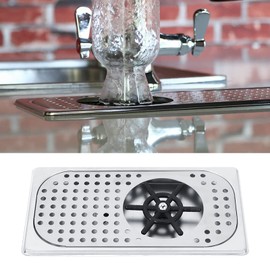 Glass Rinser Cup Washer, Stainless Steel Pitcher Rinser Milk Jug Rinser Coffee Washer Faucet Bottle Washer for Baby Bottle Cup Rinser for Bar Kitchen Diameter 11.4cm / 4.5in