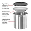 Oggi Stainless Steel Jumbo Grease Container with Removable Strainer and