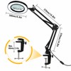 LED Illuminated Magnifying Glass Lamp – 8X/10X Adjustable Magnifier with
