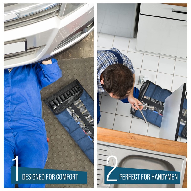32 Pocket Tool Roll Organizer - Wrench Organizer & Tool