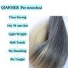 QIANHER Ombre Blonde Braiding Hair Pre Stretched Braiding Hair EZ