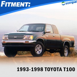 Osompar - Soporte central de panel de instrumentos compatible con Toyota T100 1993-1998, reemplaza 55620-34010/5562034010, negro