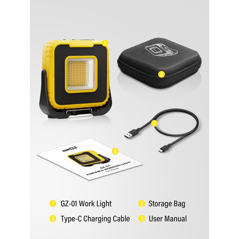COPPA Work Light GZ01 Yellow