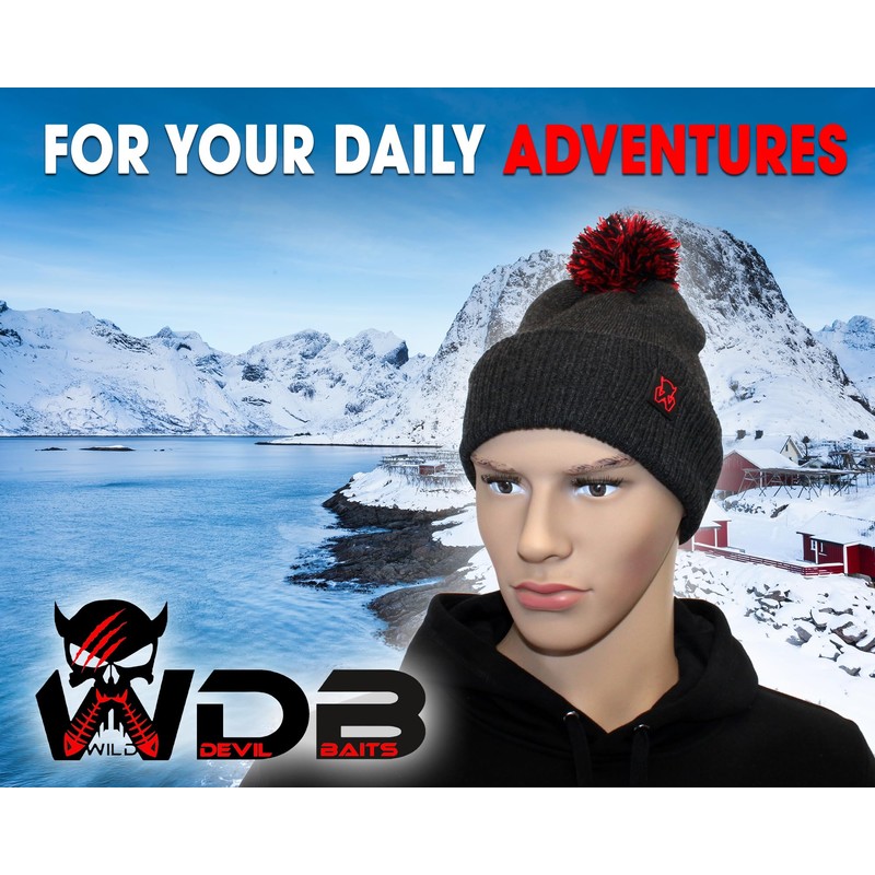 Angel-Berger Wild Devil Baits Bobble Hat Unisex Bobble Hat Beanie