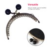 8.5cm Semicircle Embossing Kiss Lock Frame Lock Clip for Purse
