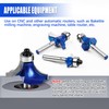 6Pcs Roundover Router Bit 1/4 Shank,Radius 1/8" 3/16" 1/4" 5/16"