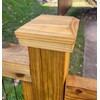4x4 Wood Flat Top Post Caps. Fits 4x4 Nominal Wood