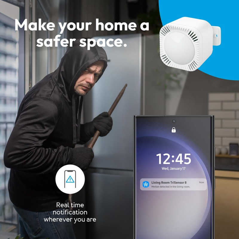 Aeotec TriSensor 8 | 3-in-1 multi-sensor | motion in 10m